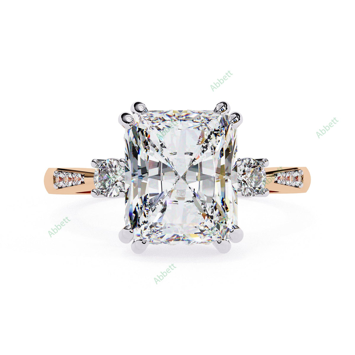 Three Stone Engagement Ring ENTH1116