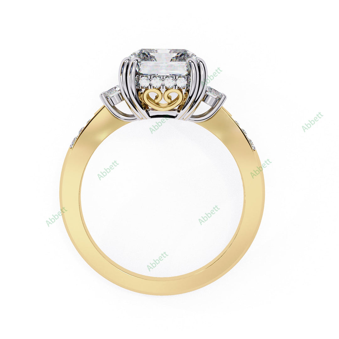 Three Stone Engagement Ring ENTH1116