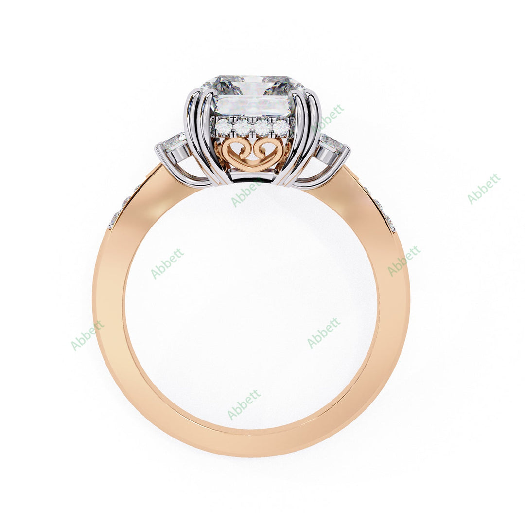 Three Stone Engagement Ring ENTH1116