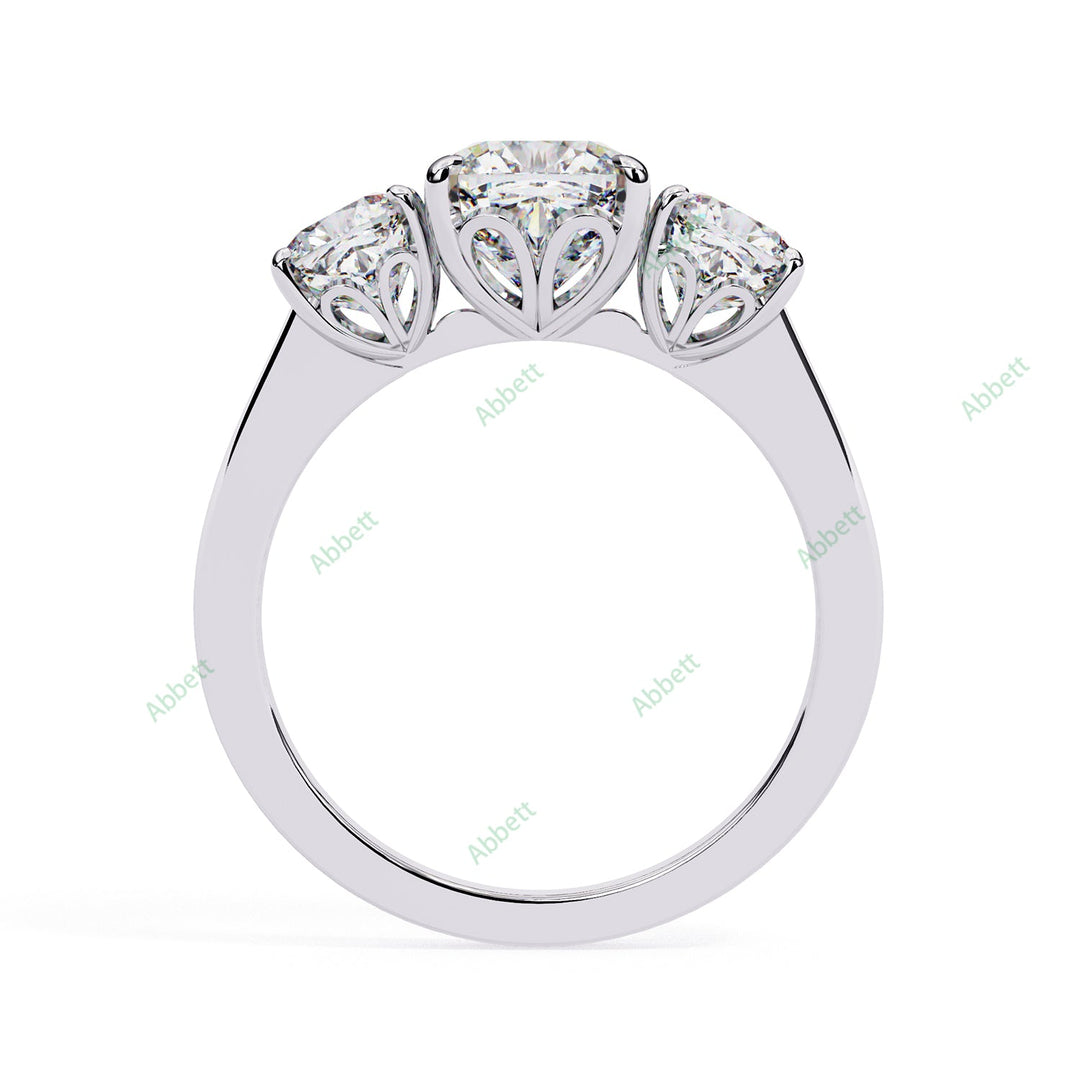 Three Stone Engagement Ring ENTH1161