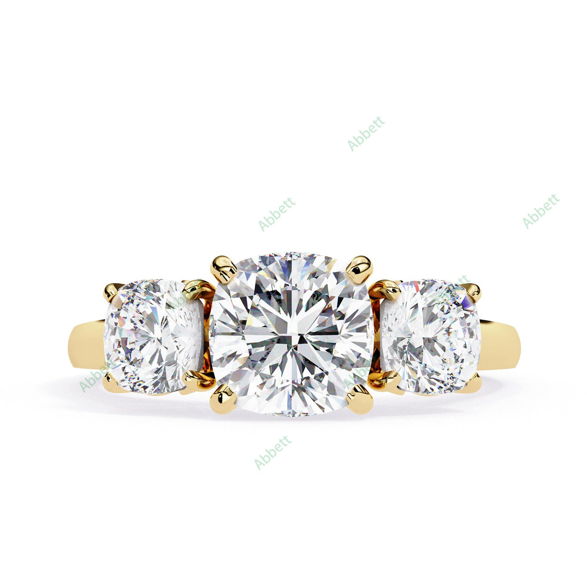 Three Stone Engagement Ring ENTH1161