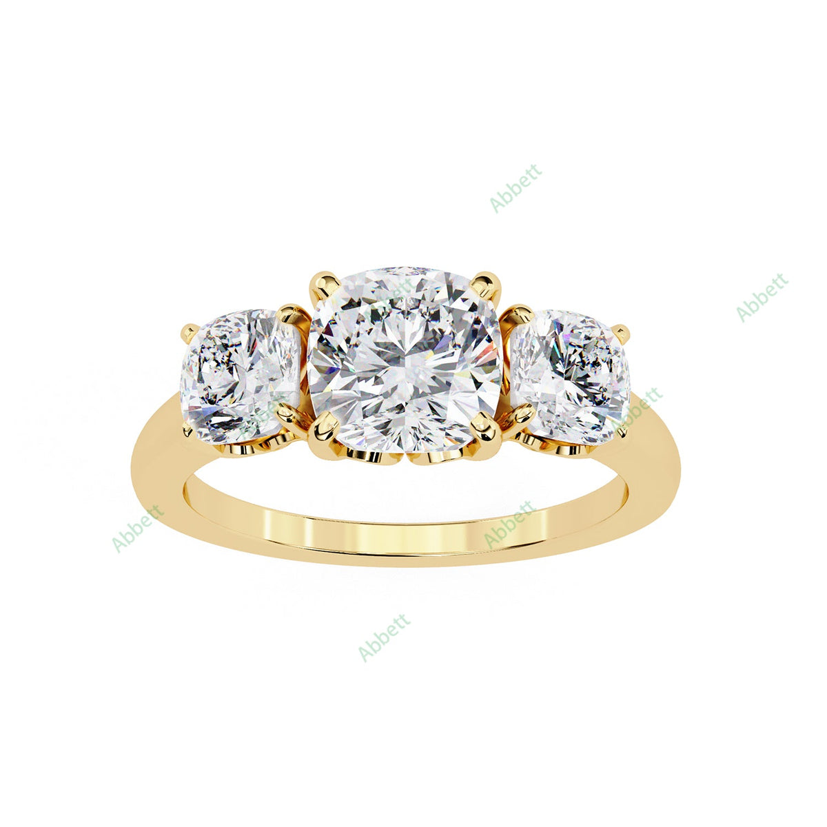 Three Stone Engagement Ring ENTH1161