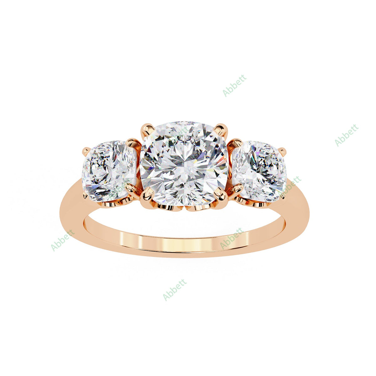 Three Stone Engagement Ring ENTH1161