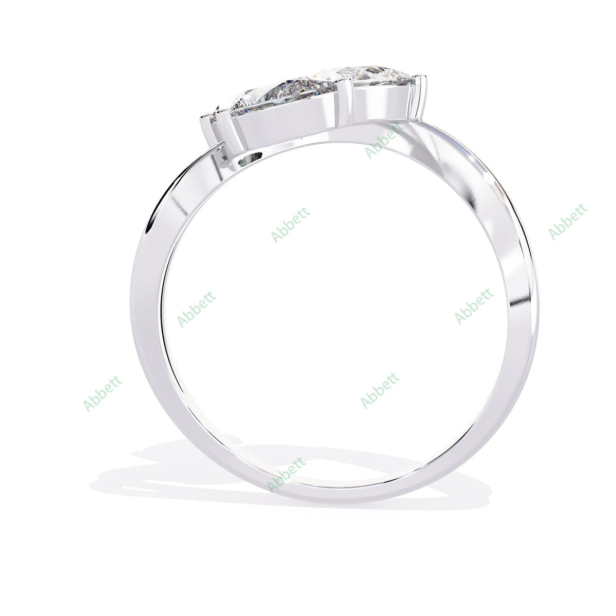 Three Stone Engagement Ring ENTH1175