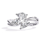 Load image into Gallery viewer, Three Stone Engagement Ring ENTH1175
