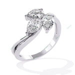 Load image into Gallery viewer, Three Stone Engagement Ring ENTH1175