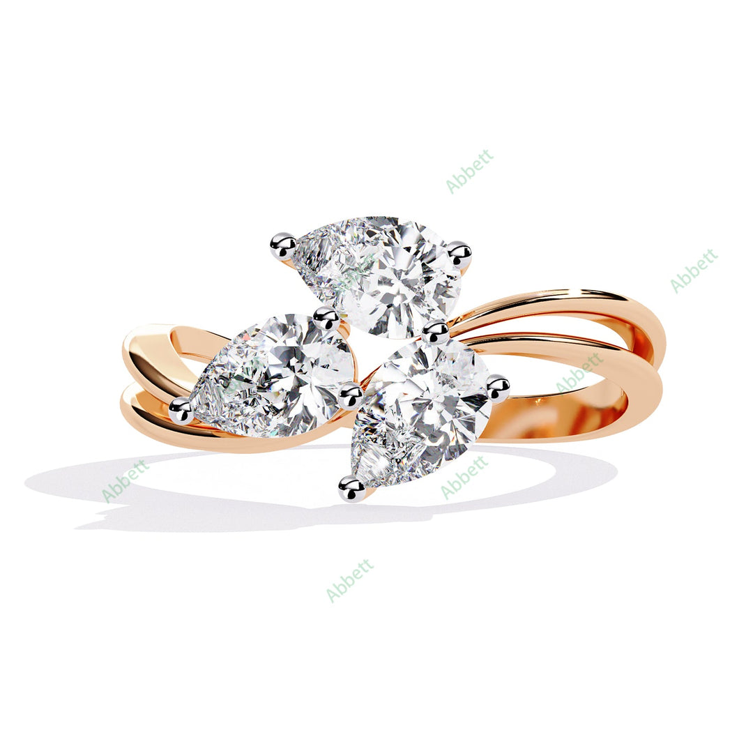 Three Stone Engagement Ring ENTH1175