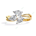 Load image into Gallery viewer, Three Stone Engagement Ring ENTH1175
