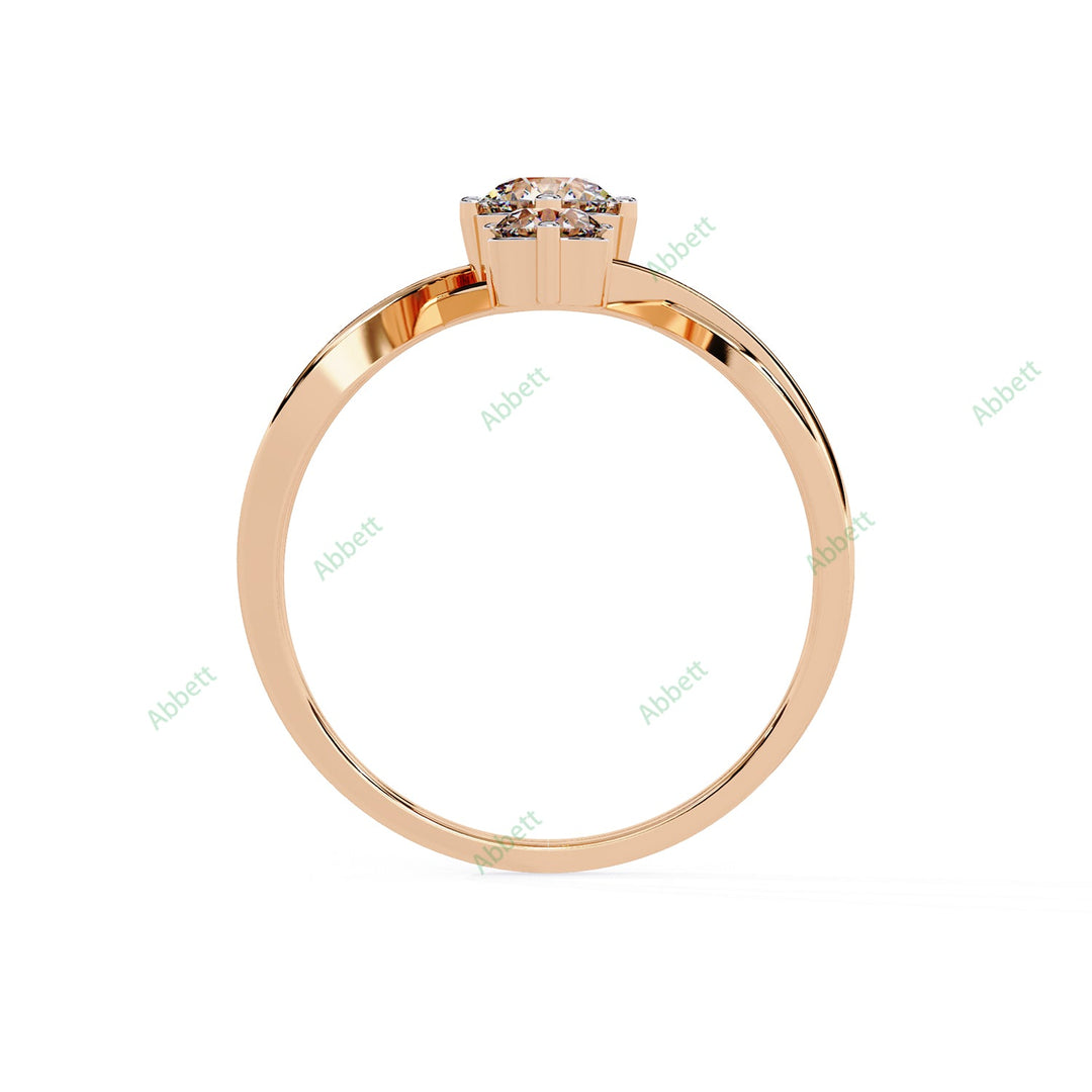 Three Stone Engagement Ring ENTH1176