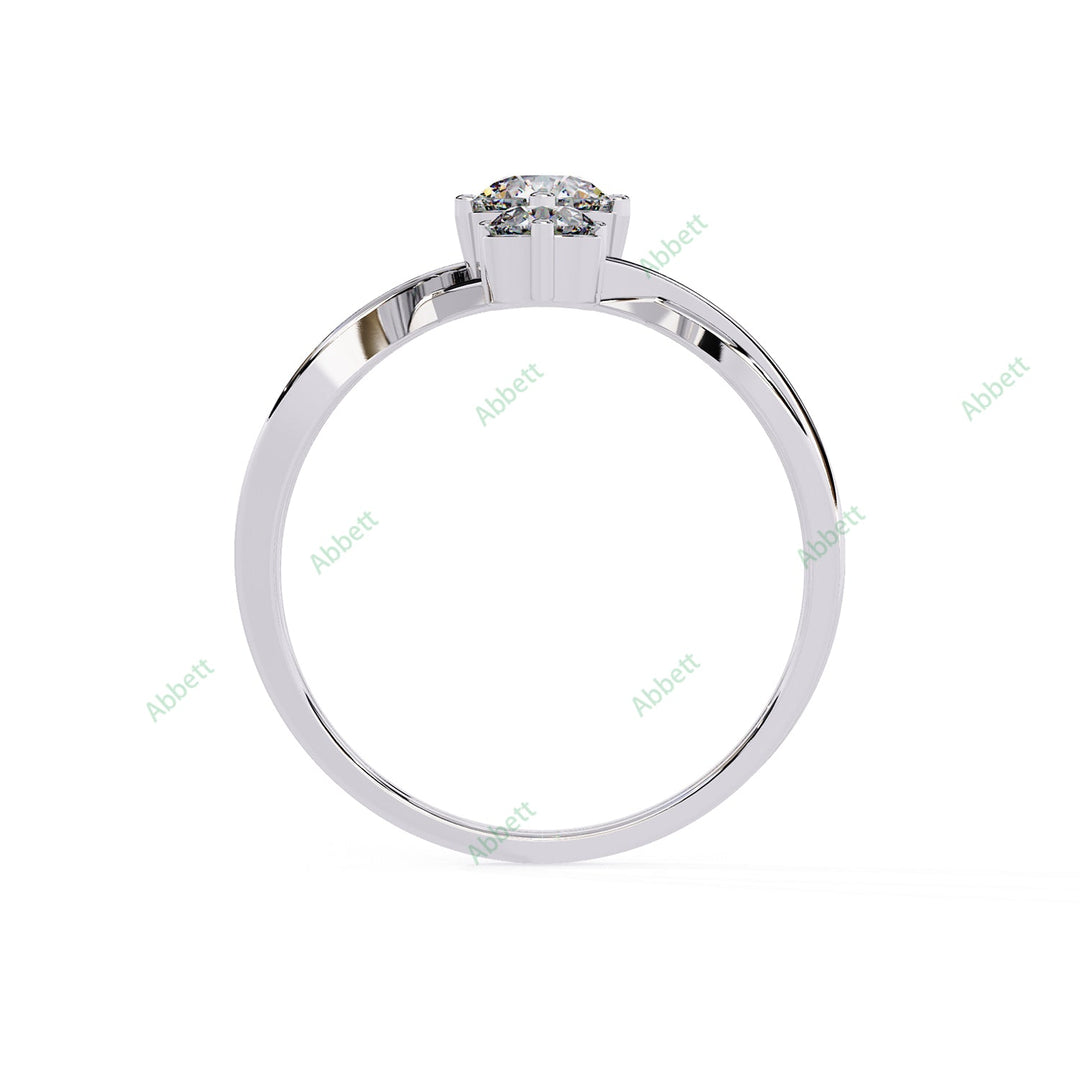 Three Stone Engagement Ring ENTH1176