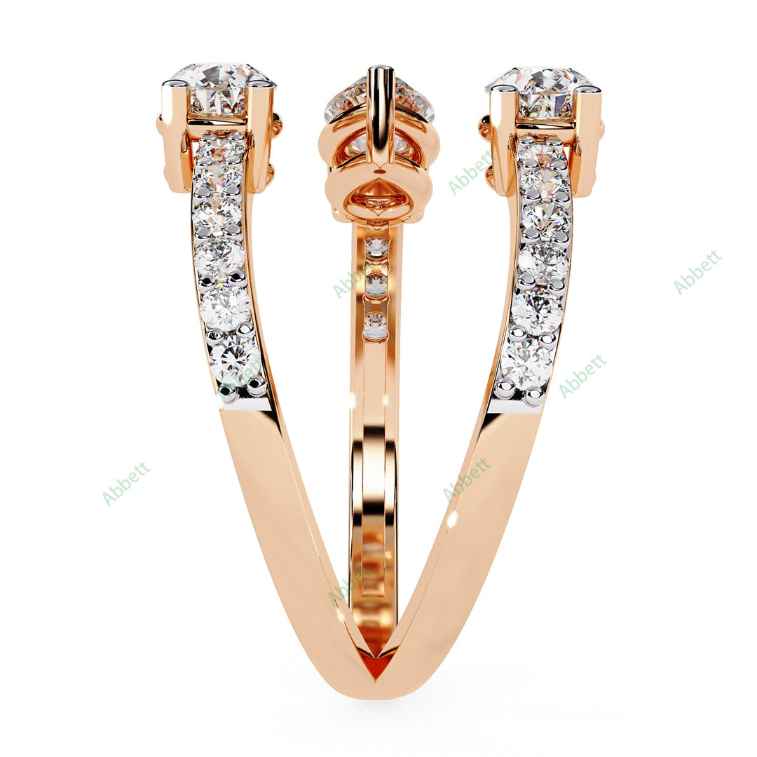 Three Stone Engagement Ring ENTH1184