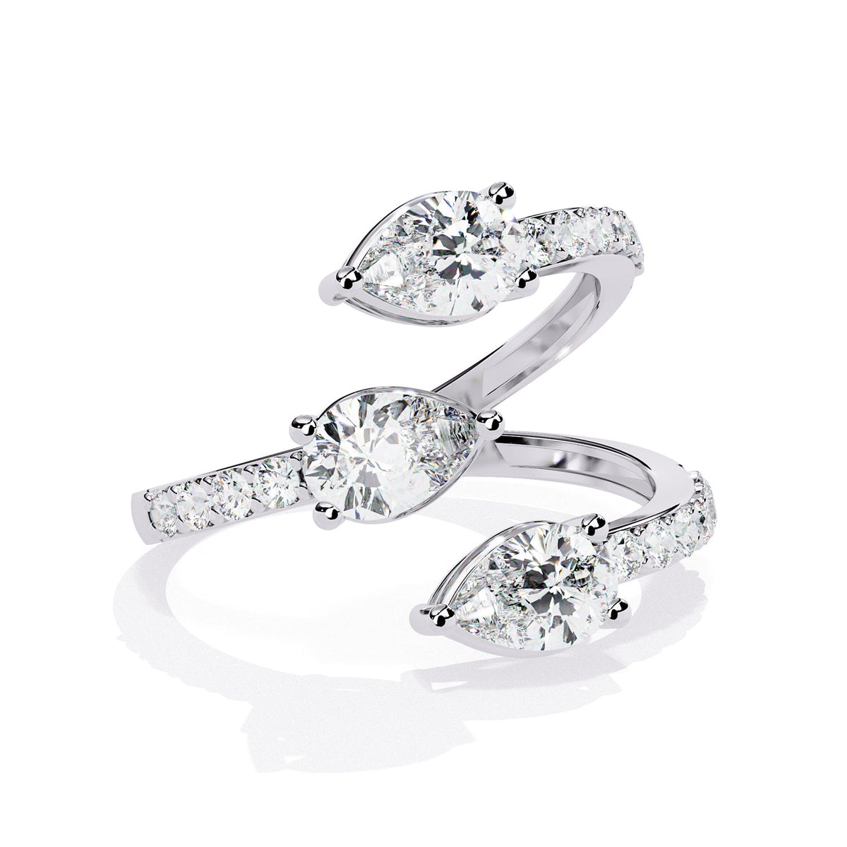 Three Stone Engagement Ring ENTH1184