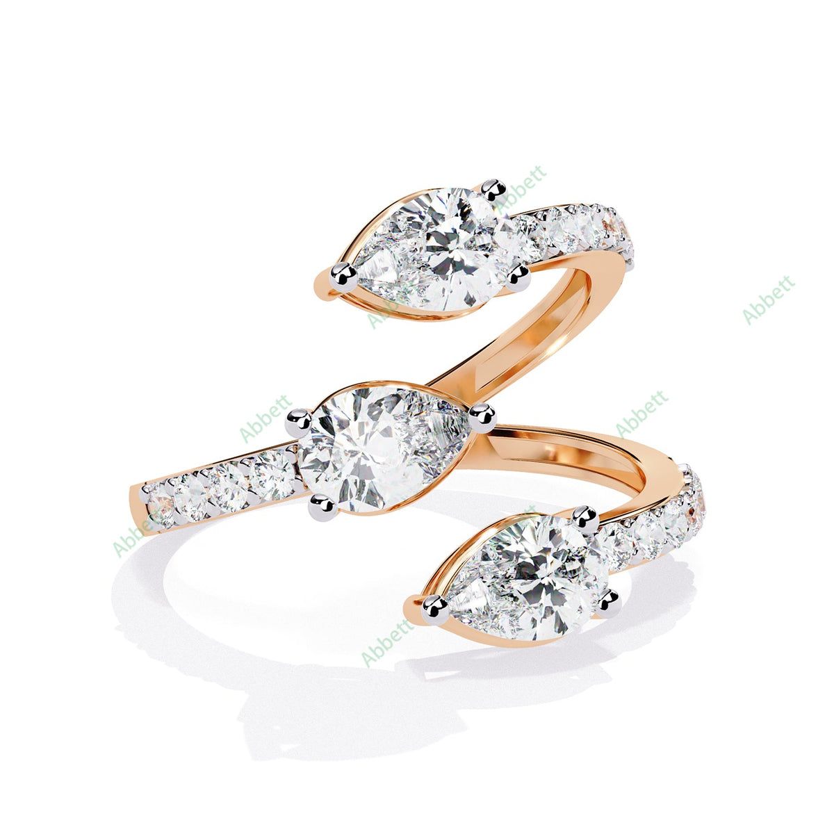 Three Stone Engagement Ring ENTH1184