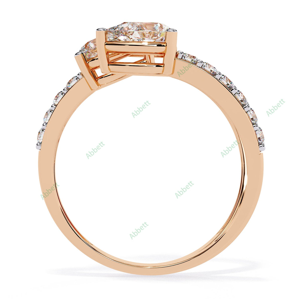 Three Stone Engagement Ring ENTH1184