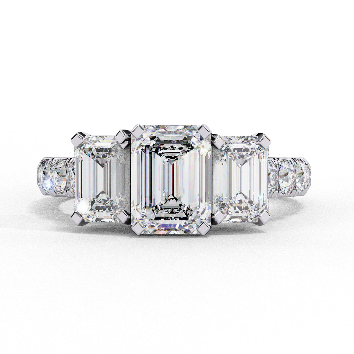 Three Stone Engagement Ring ENTH1485