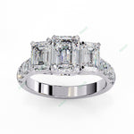Load image into Gallery viewer, Three Stone Engagement Ring ENTH1485