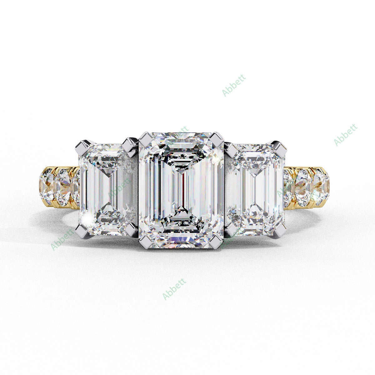 Three Stone Engagement Ring ENTH1485