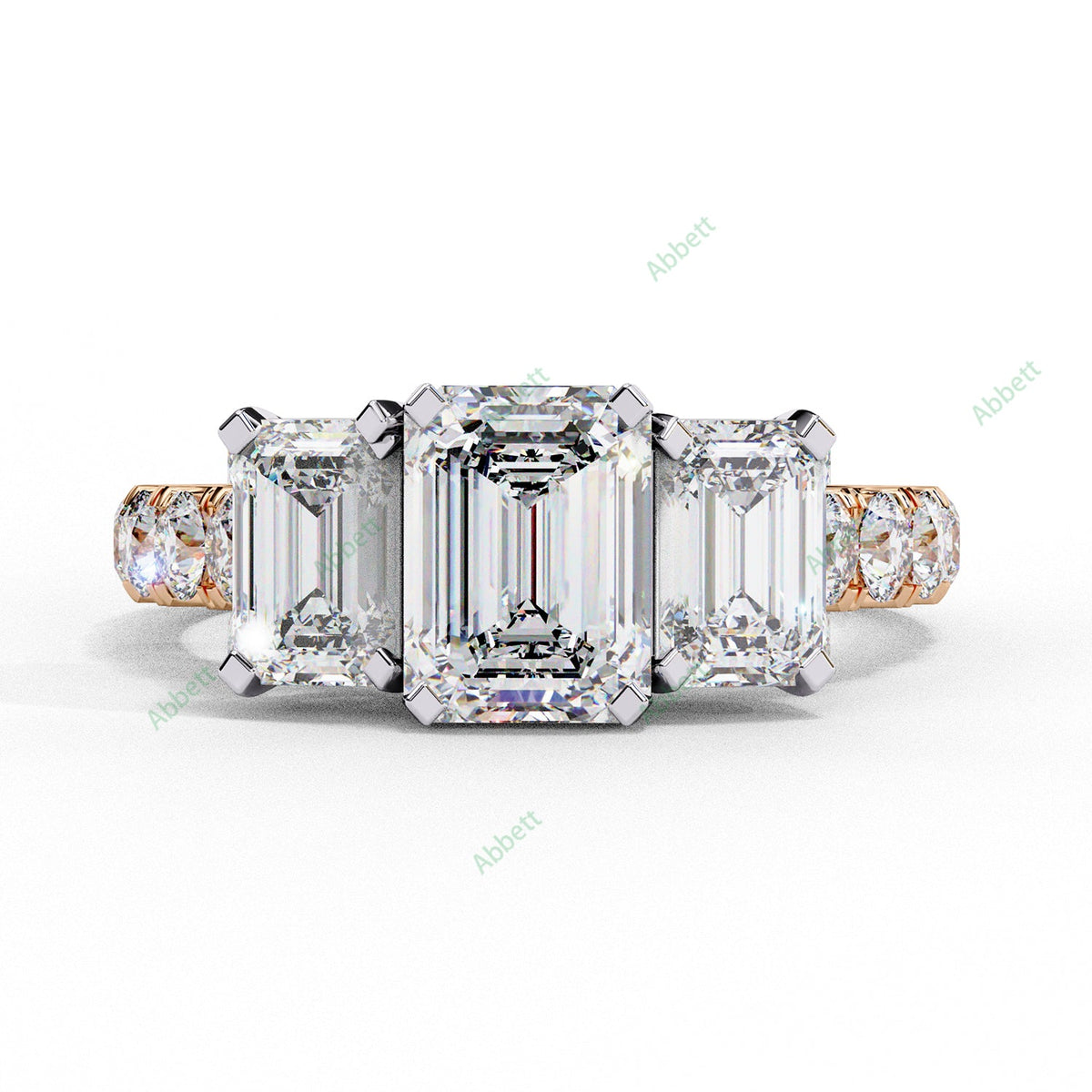 Three Stone Engagement Ring ENTH1485