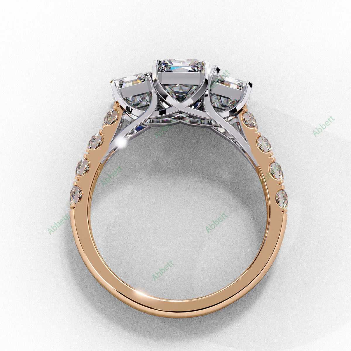 Three Stone Engagement Ring ENTH1485