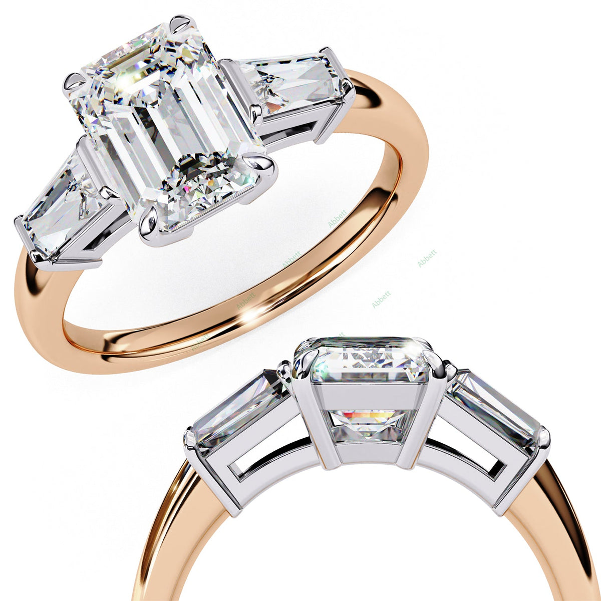 Three Stone Engagement Ring ENTH1499