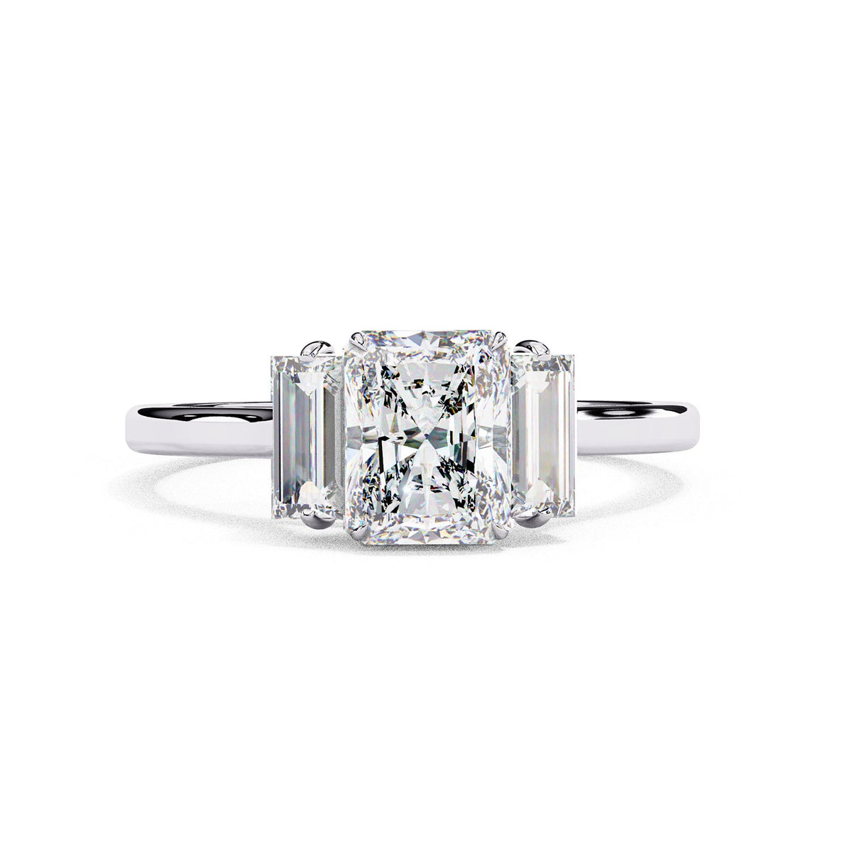 Three Stone Engagement Ring ENTH1506