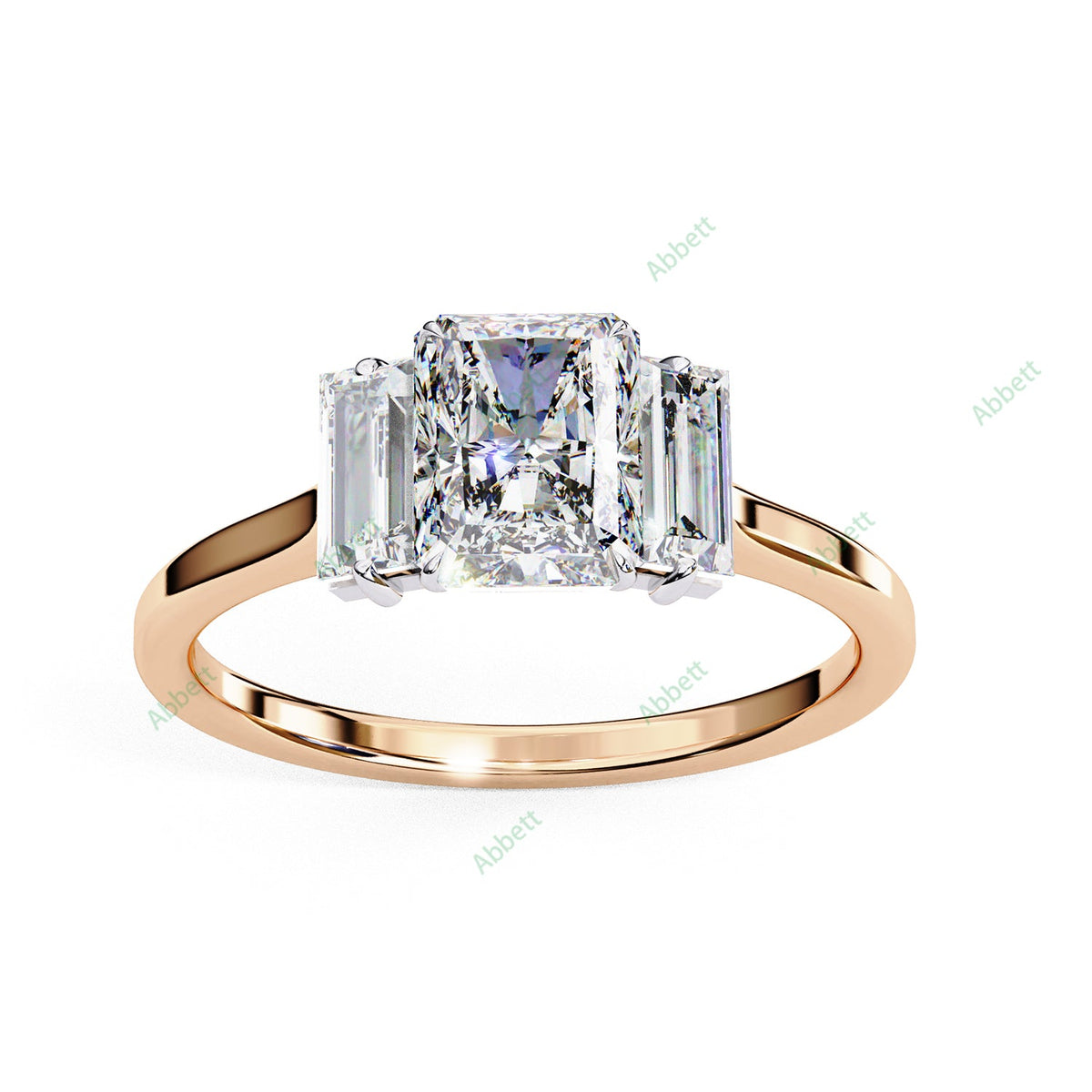 Three Stone Engagement Ring ENTH1506