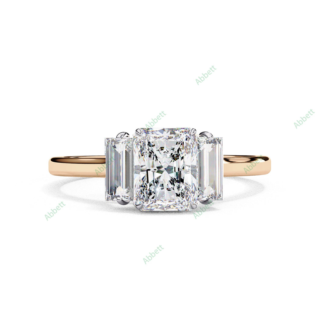 Three Stone Engagement Ring ENTH1506
