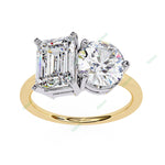 Load image into Gallery viewer, Two Stone Engagement Ring ENTW1167
