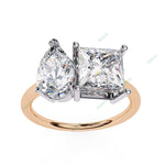 Load image into Gallery viewer, Two Stone Engagement Ring ENTW1170

