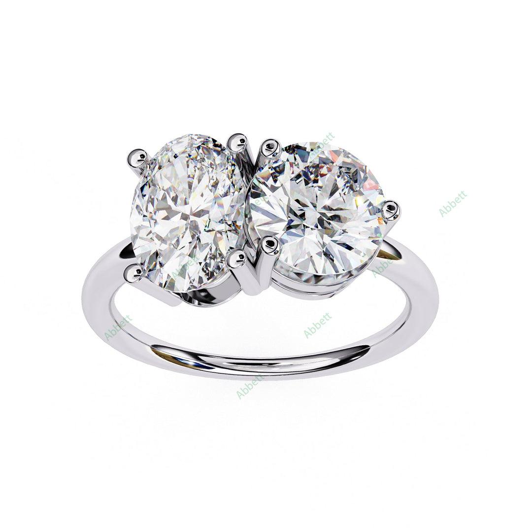 Two Stone Engagement Ring ENTW1171