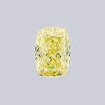 Load image into Gallery viewer, Elongated cushion yellow VVS2-VS2 lab grown diamond
