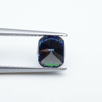 Load image into Gallery viewer, Antique cushion blue moissanite
