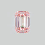 Load image into Gallery viewer, Emerald lab grown pink diamond
