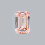 Load image into Gallery viewer, Emerald lab grown pink diamond
