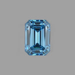 Load image into Gallery viewer, Emerald lab grown blue diamond
