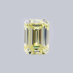 Load image into Gallery viewer, Emerald lab grown yellow diamond
