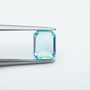 Emerald lab grown santa maria sapphire