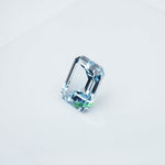 Load image into Gallery viewer, Emerald lab grown aqua sapphire
