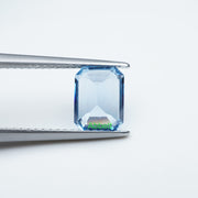 Emerald lab grown aqua spinel