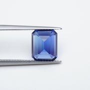 Emerald lab grown blue sapphire