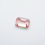 Load image into Gallery viewer, Emerald lab grown champagne sapphire
