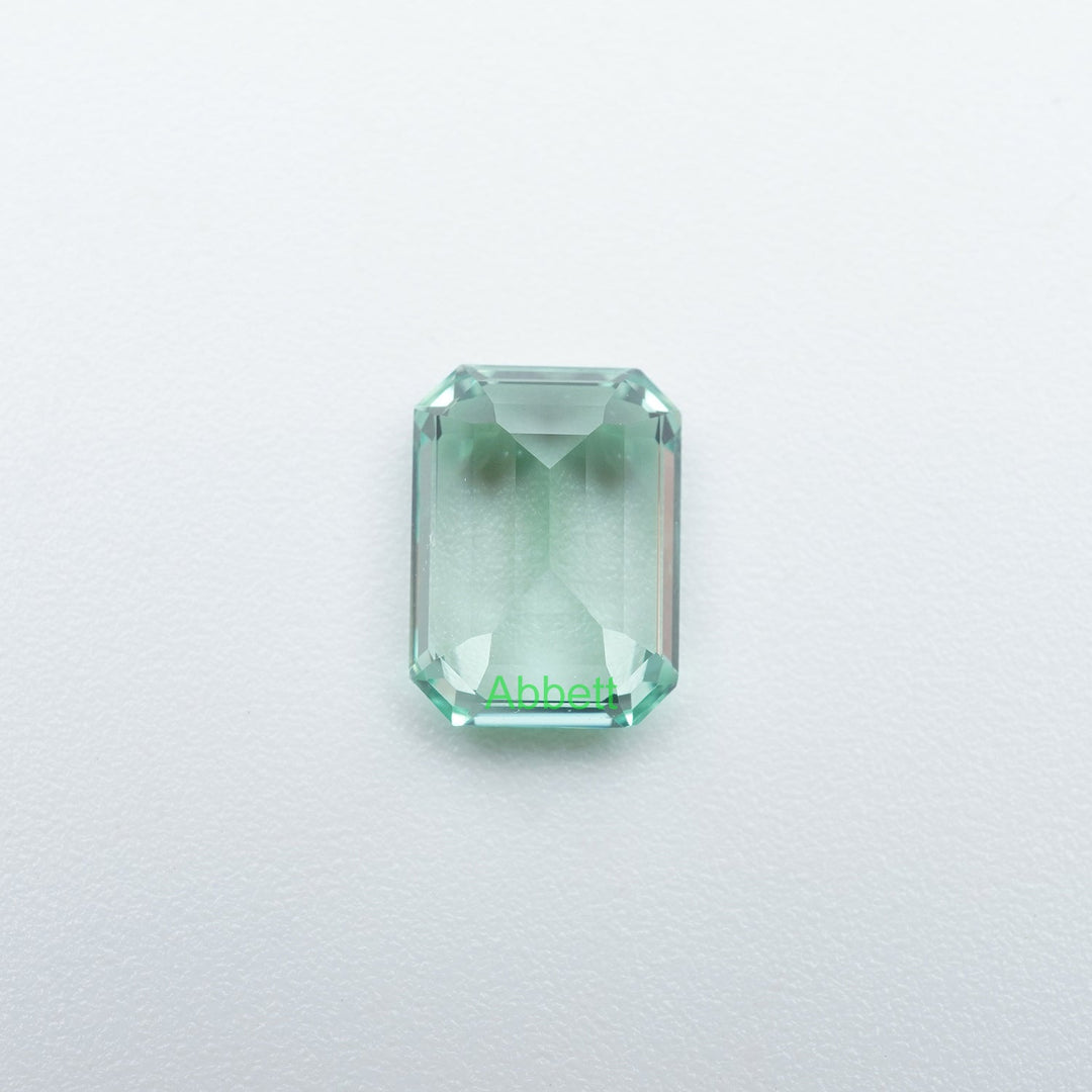 Emerald lab grown green sapphire