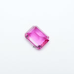 Load image into Gallery viewer, Emerald lab grown hot pink sapphire
