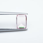 Load image into Gallery viewer, Emerald lab grown light pink sapphire
