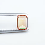 Load image into Gallery viewer, Emerald lab grown orange sapphire
