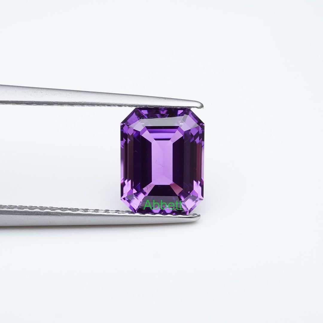 Emerald lab grown purple sapphire