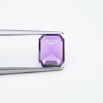 Load image into Gallery viewer, Emerald lab grown purple sapphire
