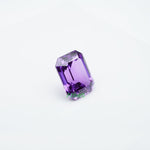 Load image into Gallery viewer, Emerald lab grown purple sapphire
