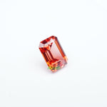 Load image into Gallery viewer, Emerald lab grown sunset coral padparadscha sapphire
