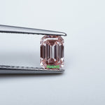 Load image into Gallery viewer, Emerald lab grown pink diamond
